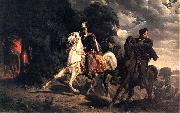 Artur Grottger The Escape of Henry of Valois from Poland. Sweden oil painting artist